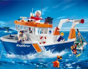 bateau remorqueur City Action Playmobil 9148 utilisation